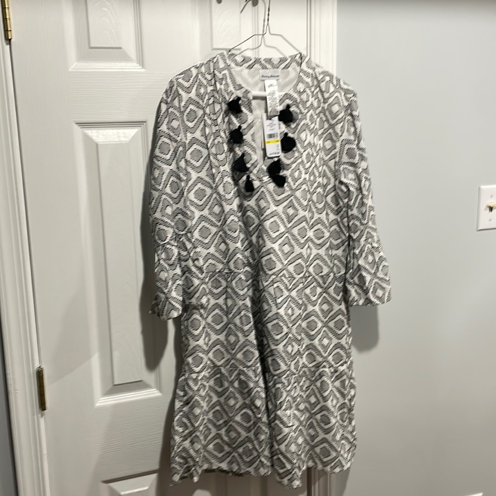 Tommy Bahama Diamond clip tiered dress